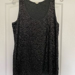 NWOT J Crew sequin tank top